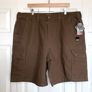 NWT Craftsman Brown Duck Cargo Shorts Sz 42